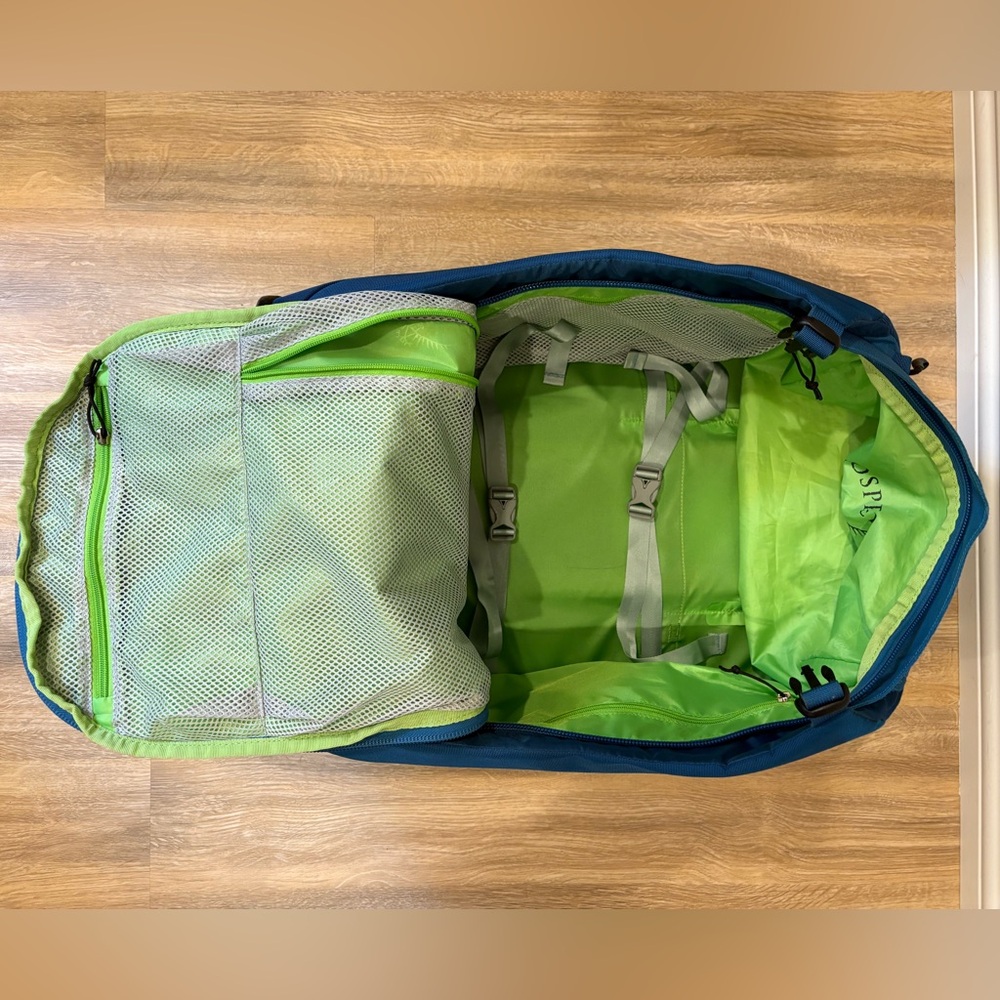 Osprey Meridian 60L / 22” Blue Roller Bag Carryon - Picture 9 of 13